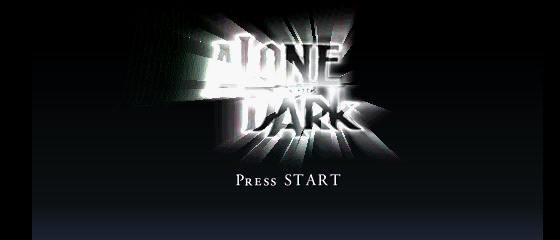 Alone in the Dark: The New Nightmare Title Screen